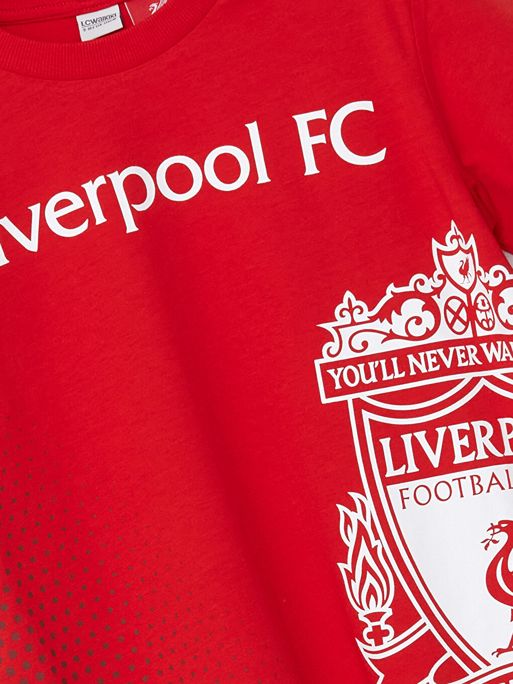 Crew Neck Liverpool Printed Short Sleeve Boy T-Shirt -S5DR01Z4-HMW