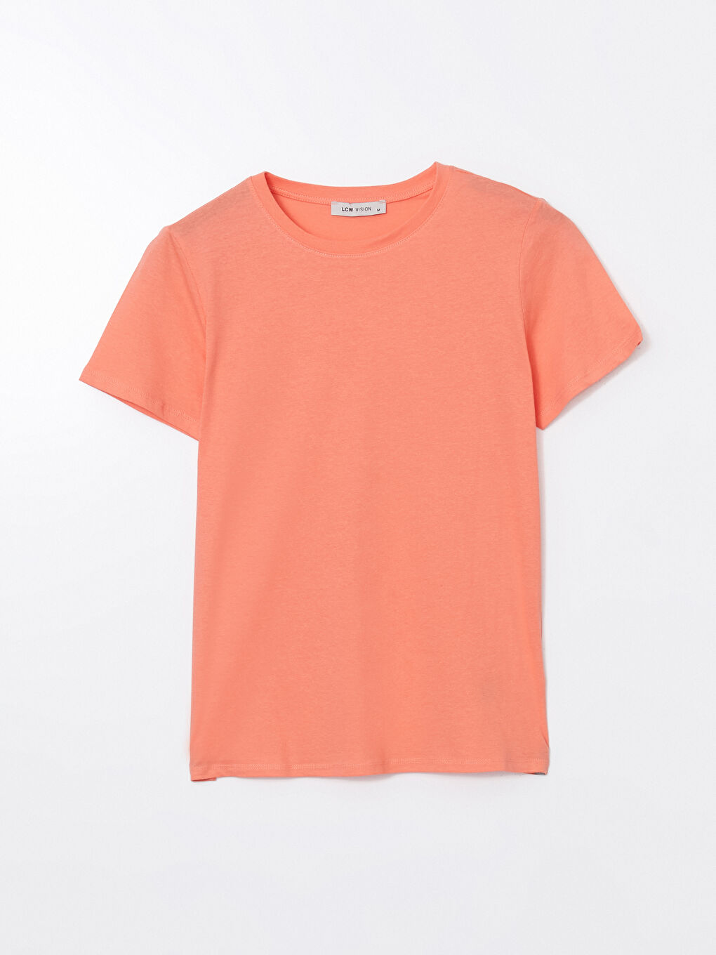 تي شيرت نسائي بياقة دائرية-4