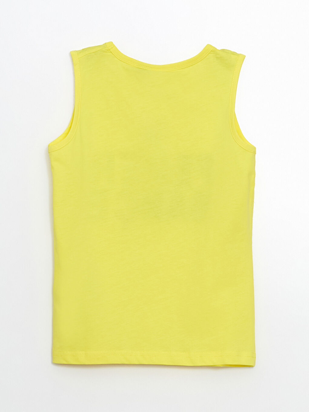 Sarı Bisiklet Yaka Fenerbahçe Baskılı Erkek Çocuk Atlet-2