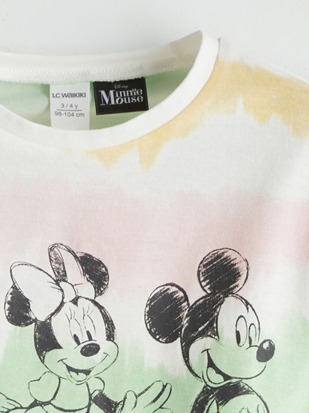LC Waikiki Minnie Mouse Printed Girls' T-Shirt -S5DR81Z1-F9C
