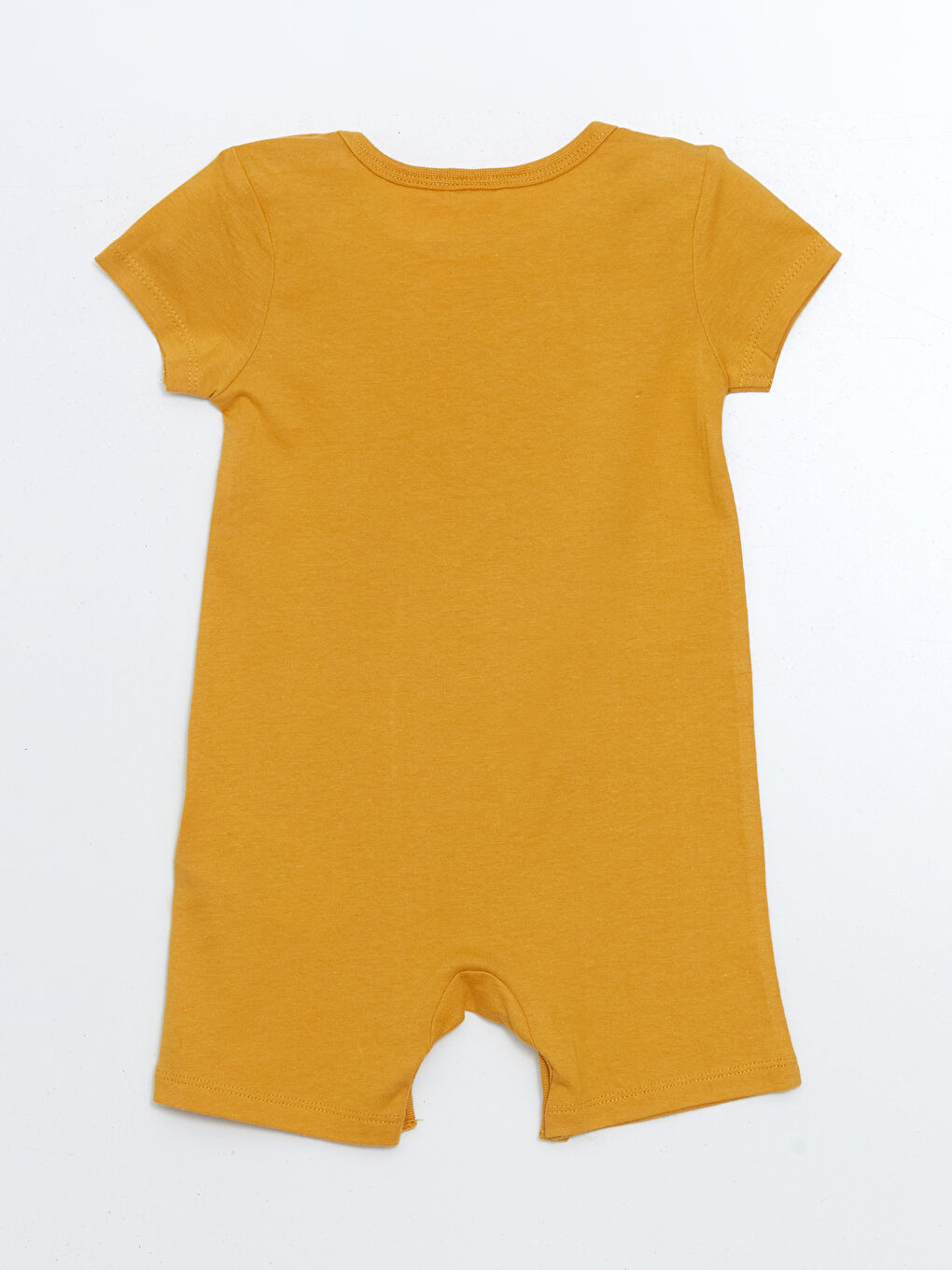 Sarı Aslan Kral Baskılı Erkek Bebek Tulum-1