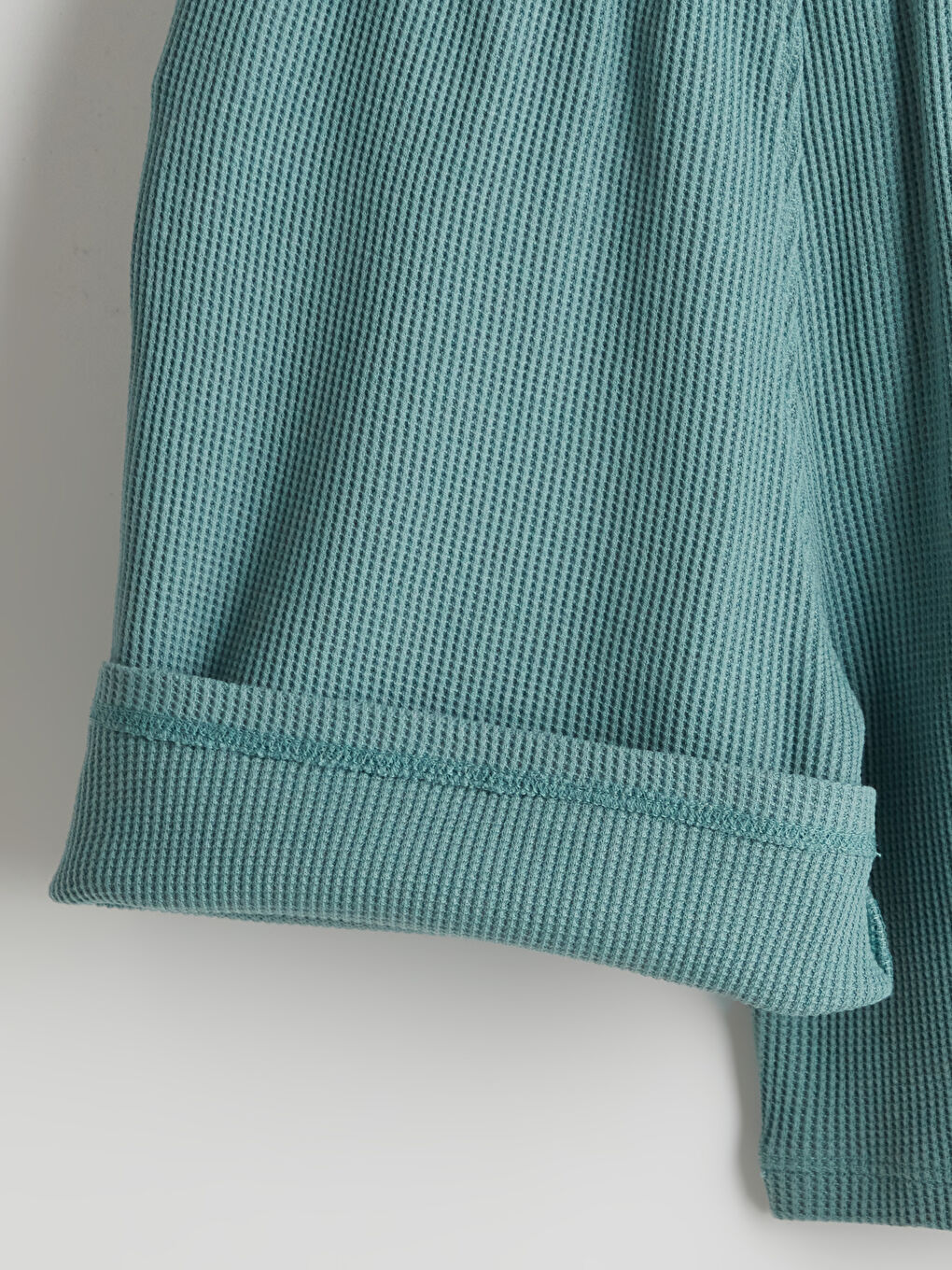 Crew Neck Textured Boys' T-Shirt and Shorts -S5DR96Z4-GP4
