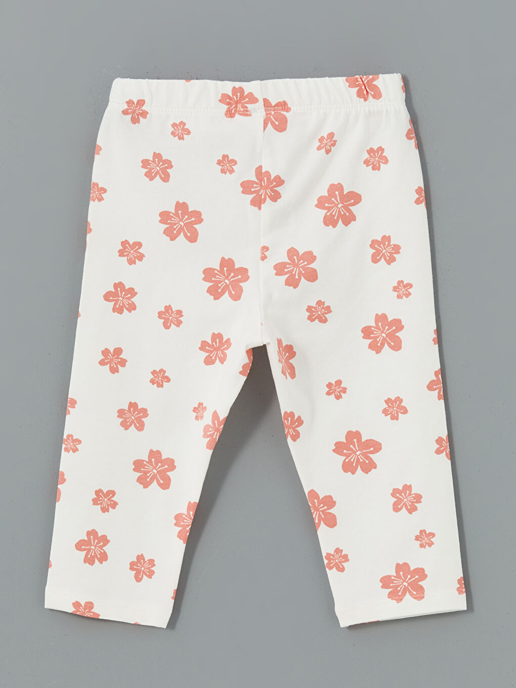 Elastic Waist Floral Girls Leggings 2-Pack -S5DS00Z1-FMF