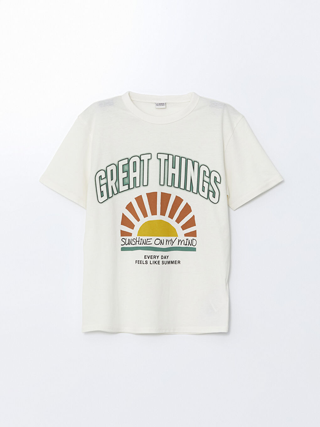 Crew Neck Boys' T-Shirt and Shorts -S5DS16Z4-FDJ