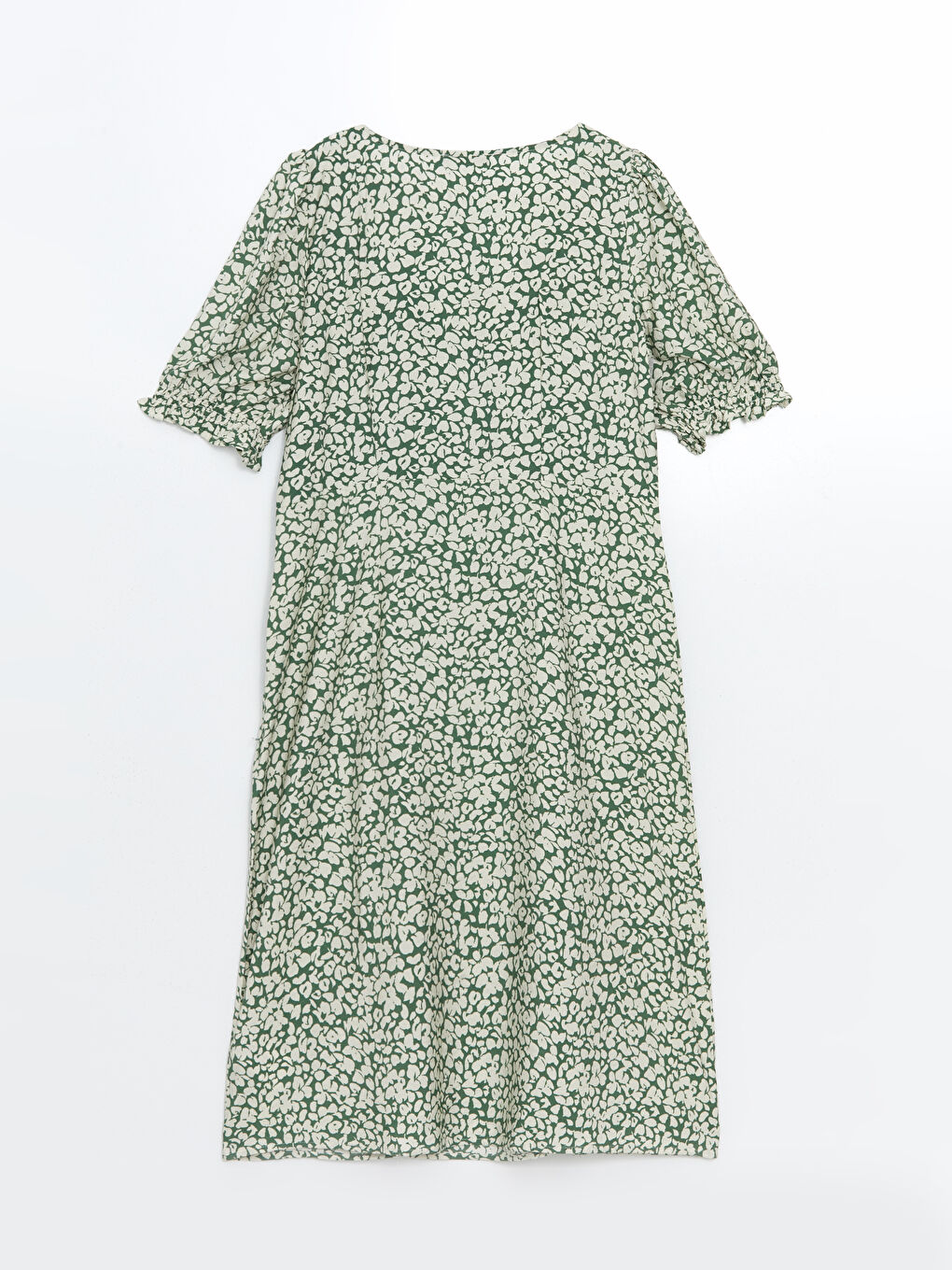 Square Collar Floral Women's Dress -S5DS57Z8-LRR