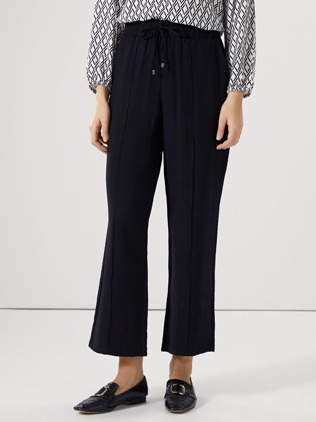 Elastic Waist Women'S Pants -S5DS65Z8-CVL