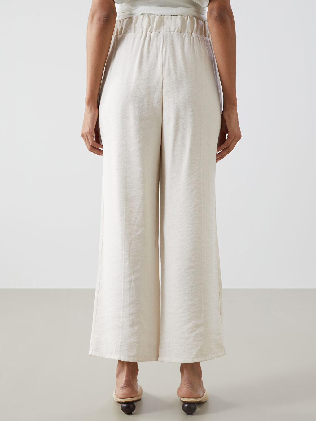 Elastic Waist Women'S Pants -S5DS65Z8-GD0