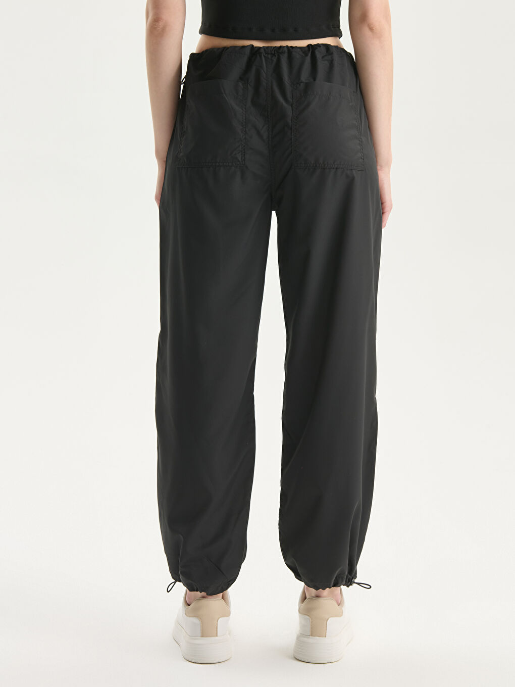 Elastic Waist Women's Jogger Trousers -S5DT30Z8-HPN