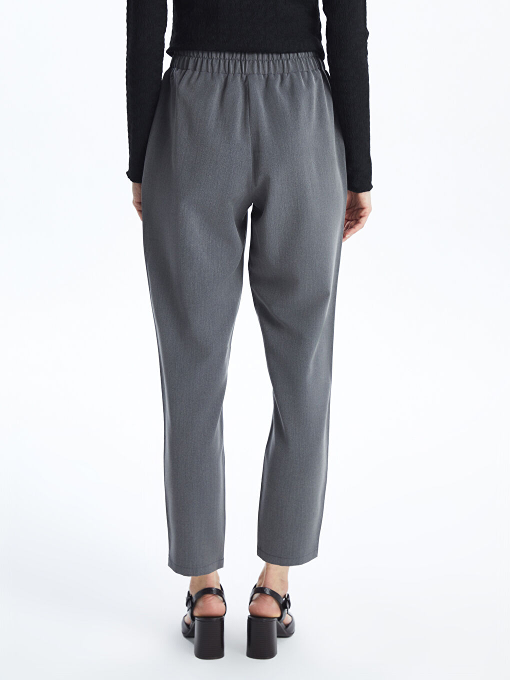 Elasticated Waist Women's Trousers -S5DT34Z8-JNM