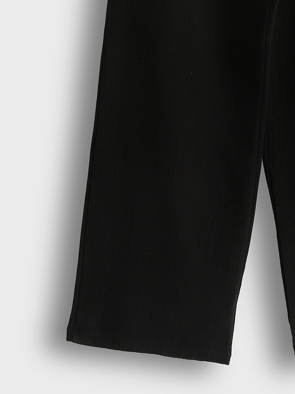 Elasticated Waist Textured Women's Trousers-2