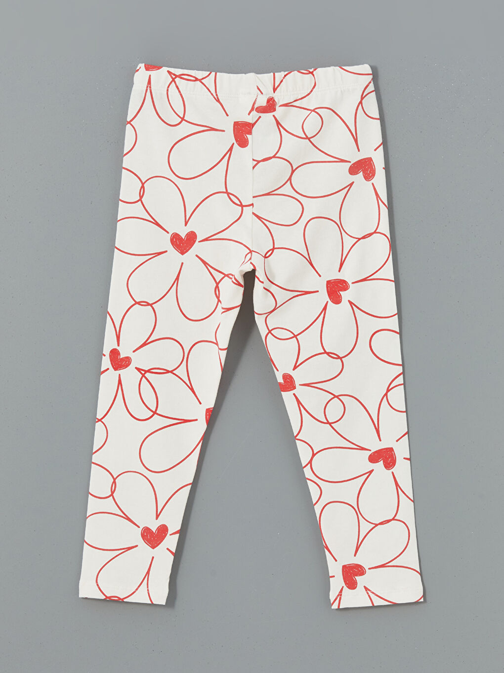 Elasticated Waist Floral Girls' Leggings 2 Pack -S5DT67Z1-LRA