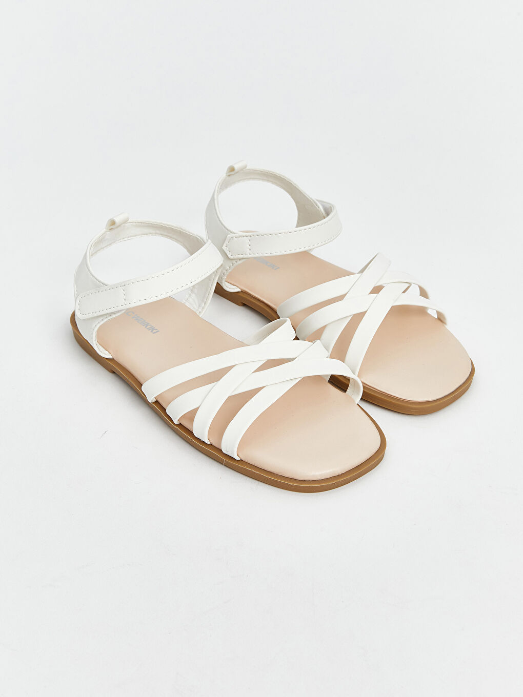 Cross-Strap Faux Leather Women's Sandals -S5DU04Z4-J5E