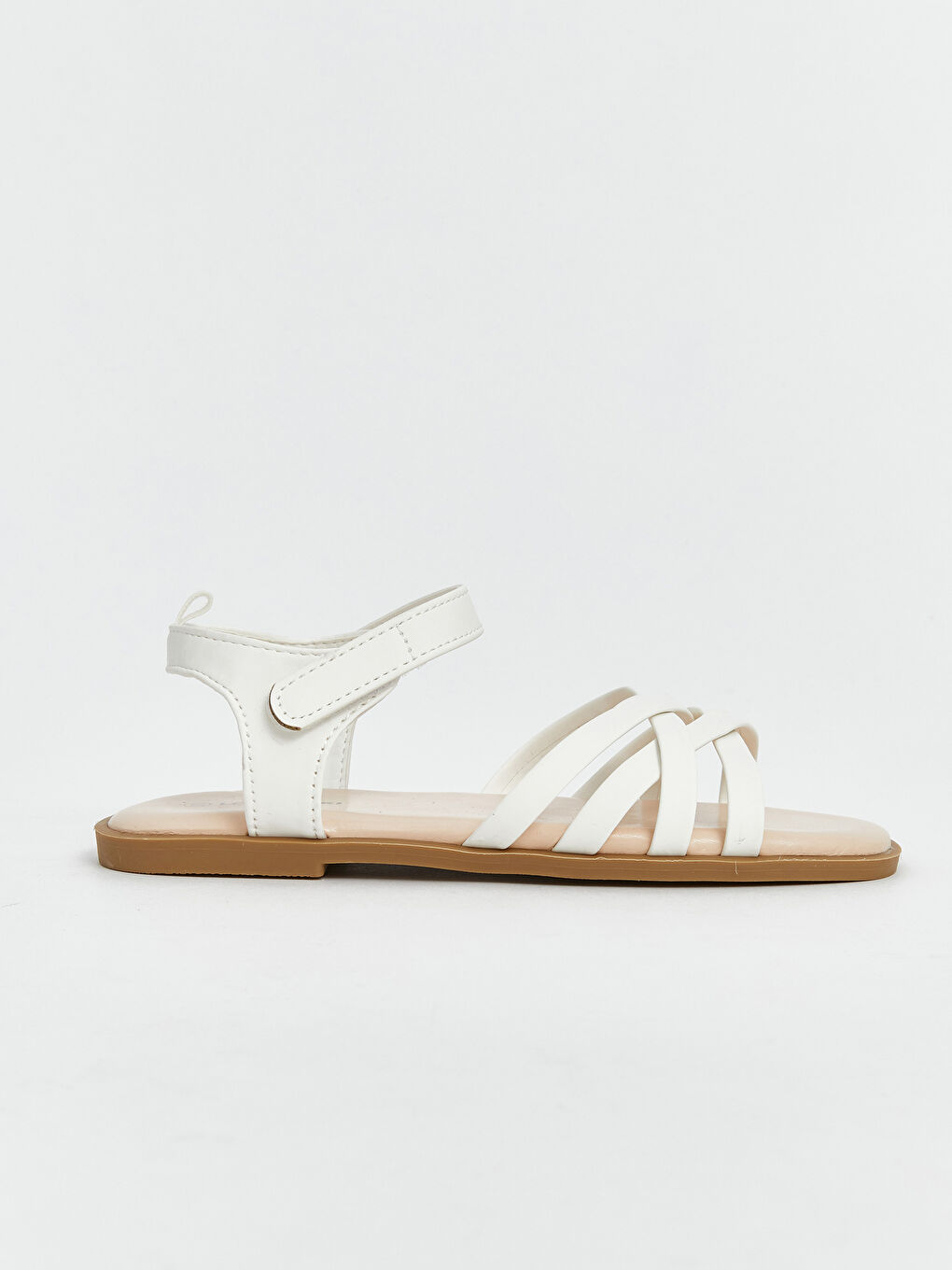 Cross-Strap Faux Leather Women's Sandals -S5DU04Z4-J5E