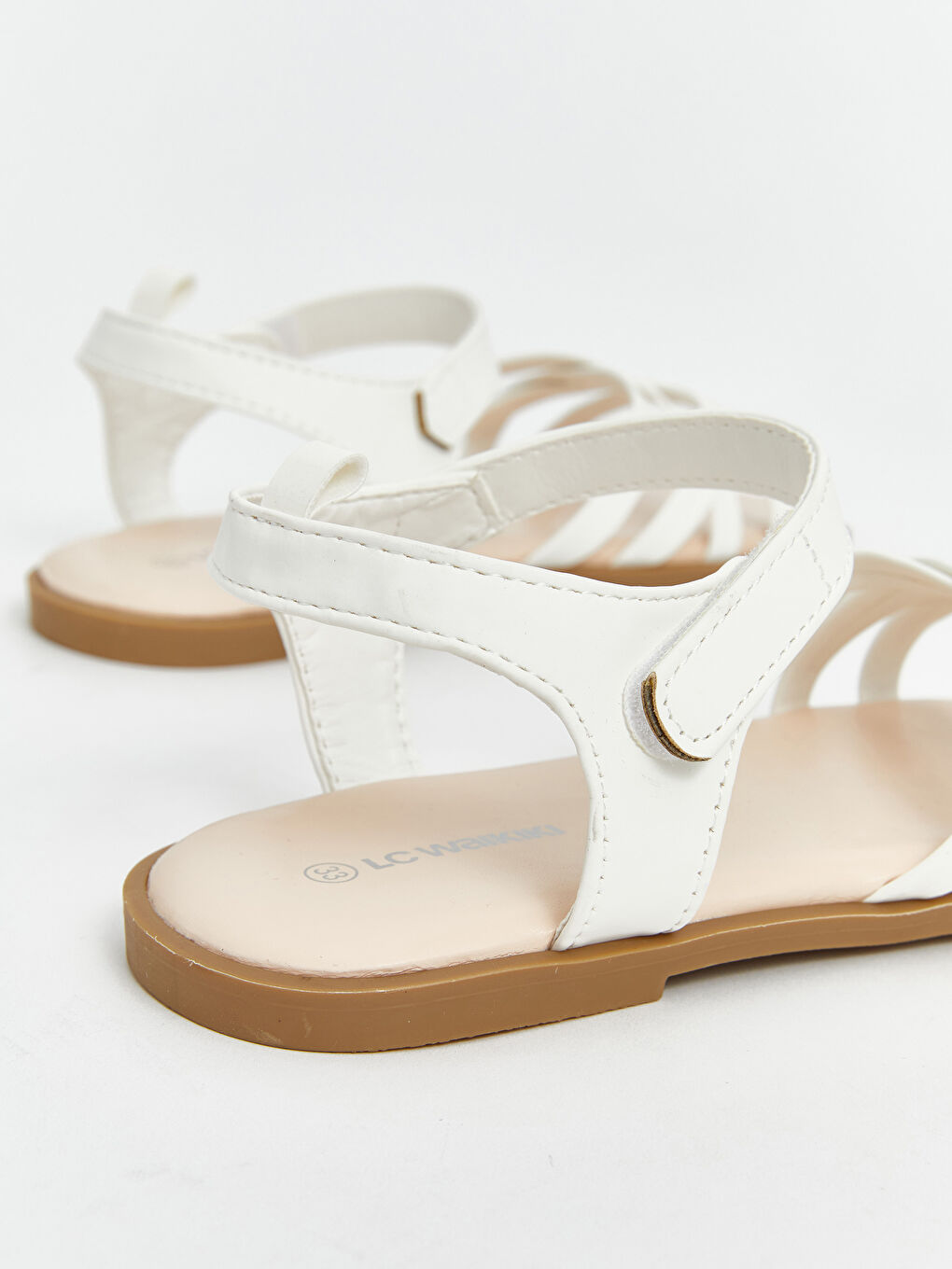 Cross-Strap Faux Leather Women's Sandals -S5DU04Z4-J5E