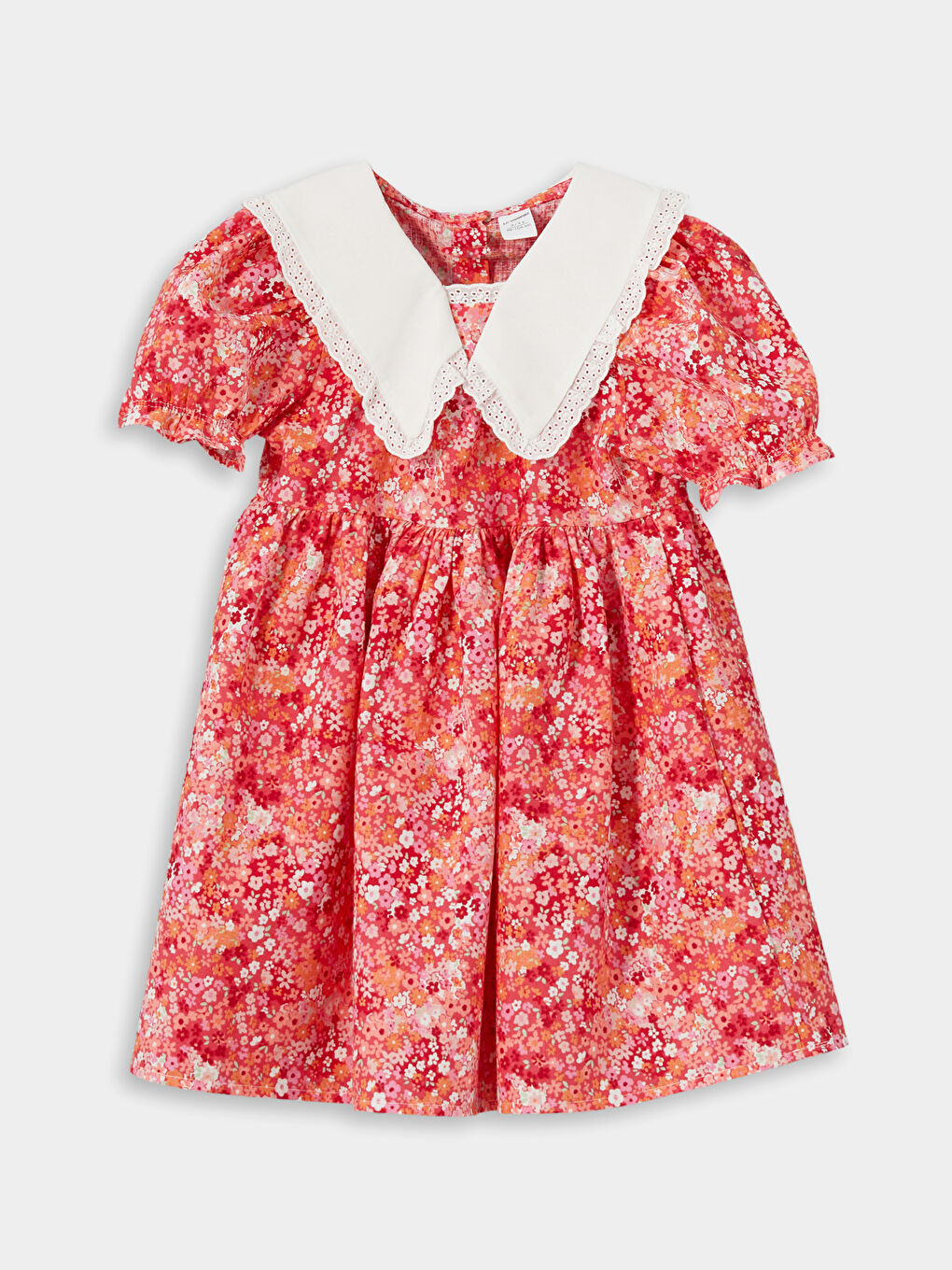 Floral Linen Blend Girl'S Dress -S5DU15Z1-LTQ