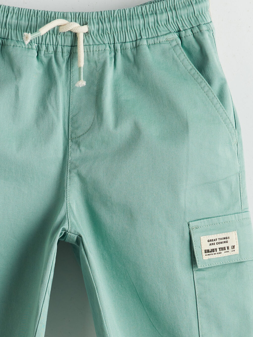 Elasticated Waist Girls' Cargo Shorts -S5DU23Z4-G3H