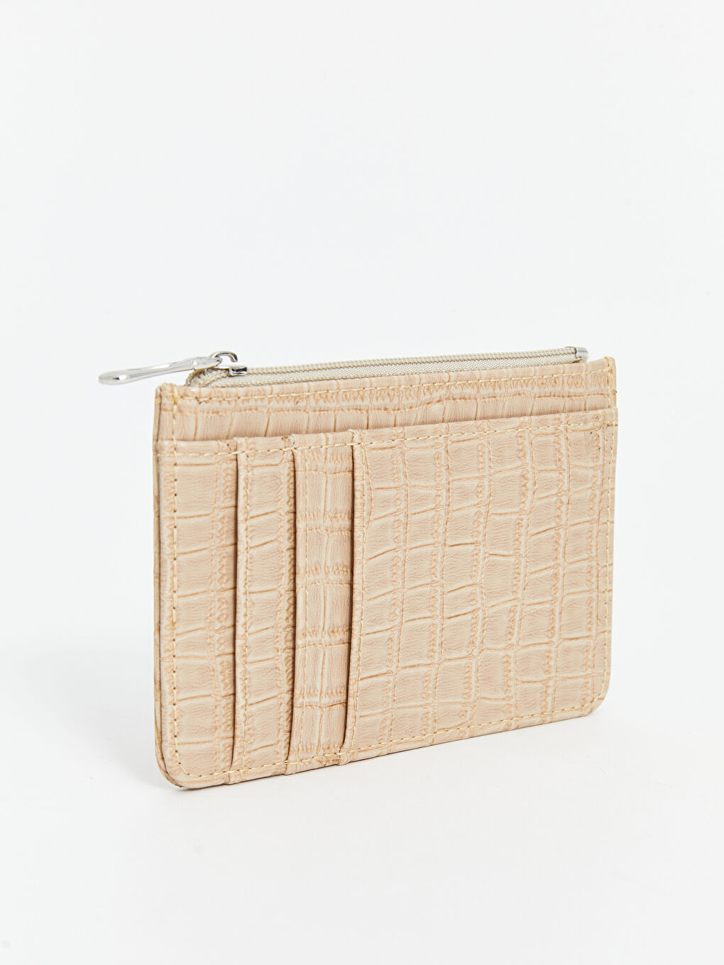 محفظة جلد صناعي بتأثير جلد التمساح للسيدات-1