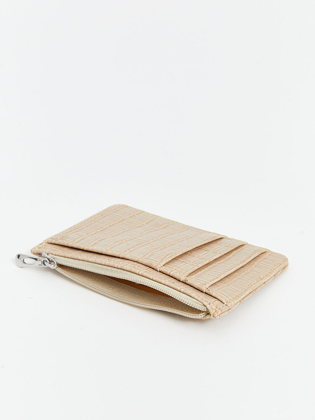 محفظة جلد صناعي بتأثير جلد التمساح للسيدات-3