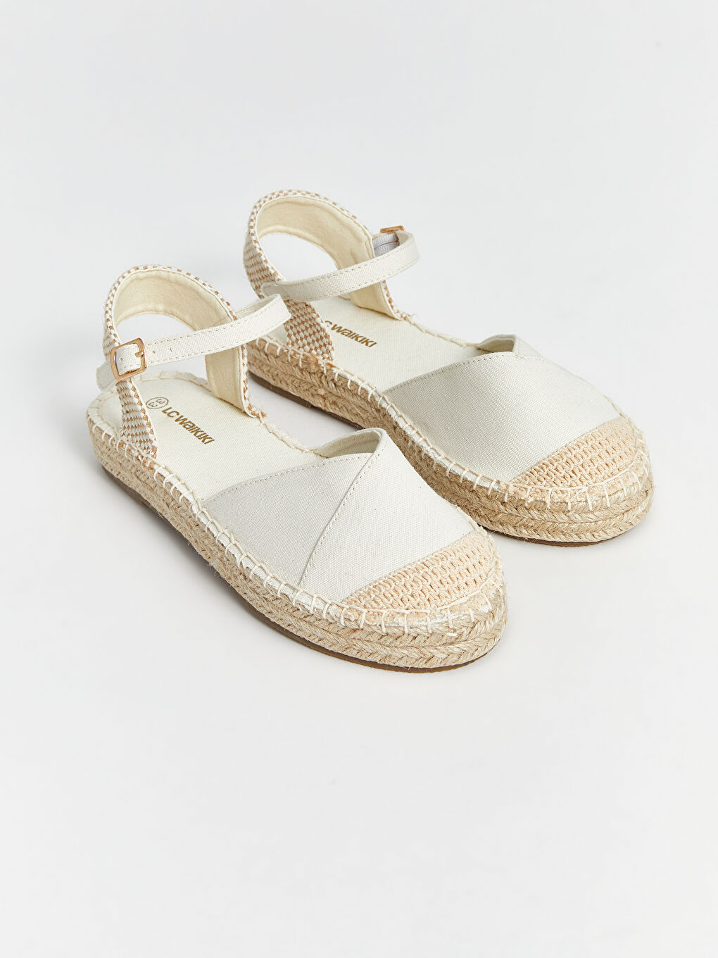 Straw Sole Girls' Sandals -S5DU41Z4-CR8