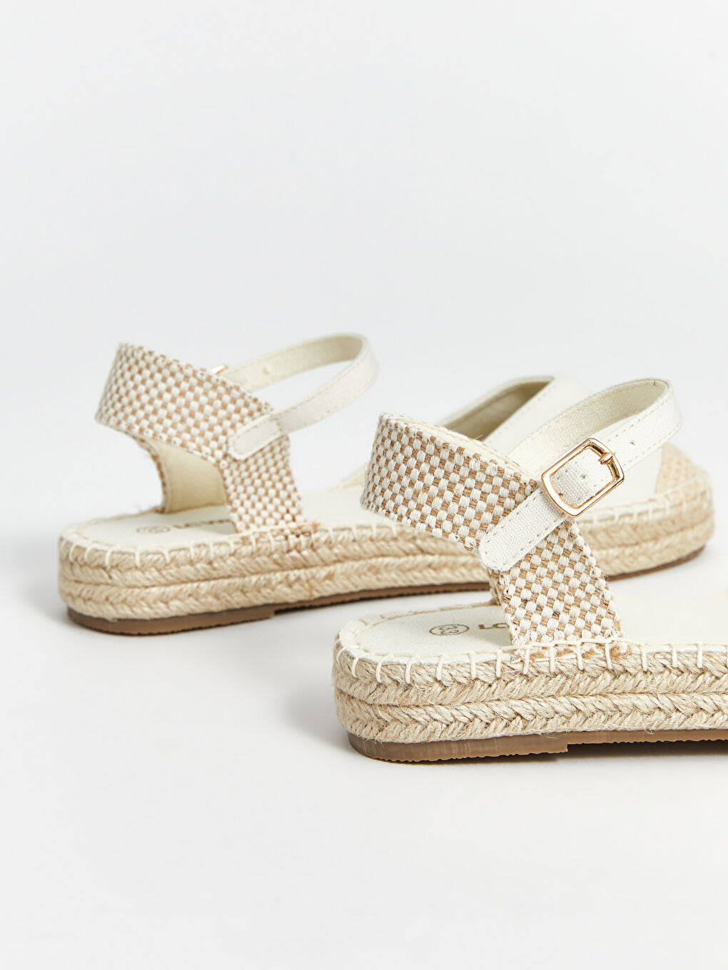 Straw Sole Girls' Sandals -S5DU41Z4-CR8