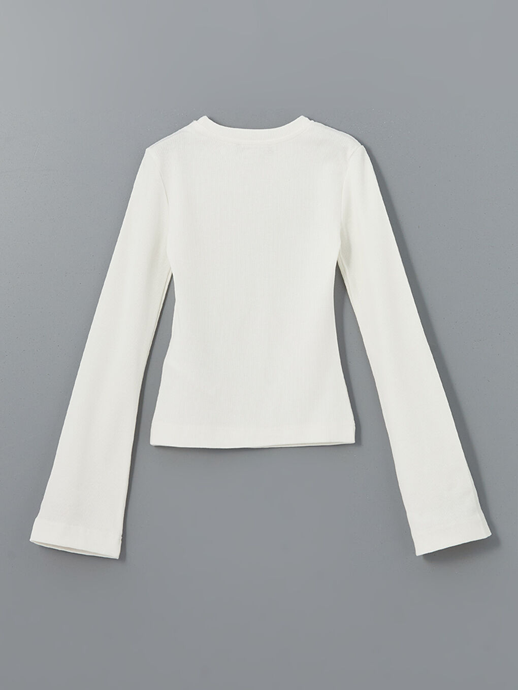 Corps Texturé à Col Rond pour Femmes-5
