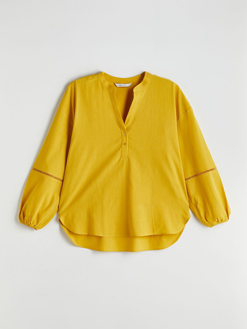 Notch Neck Oversize Women's Blouse -S5DU56Z8-FMJ