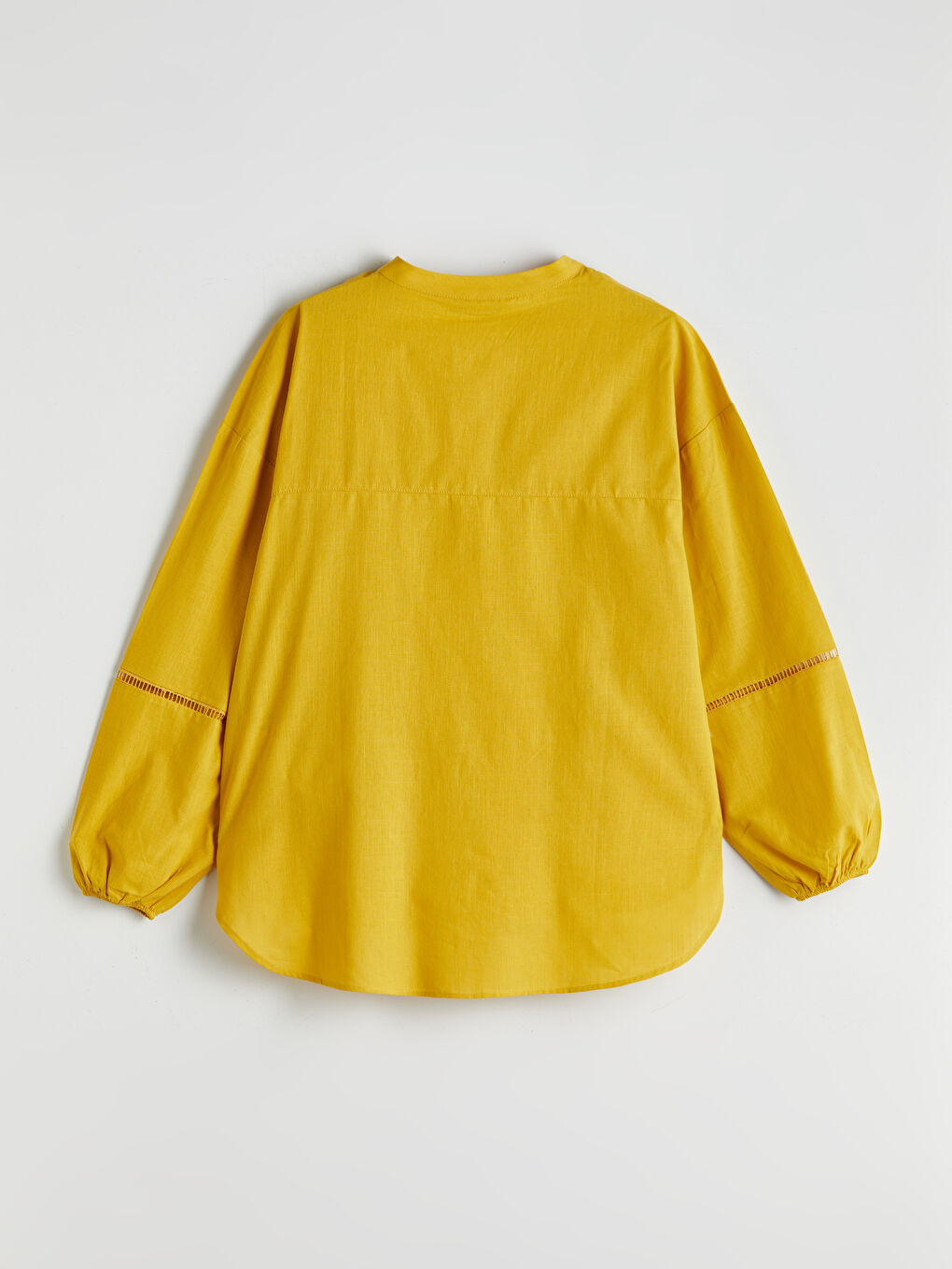 Notch Neck Oversize Women's Blouse -S5DU56Z8-FMJ