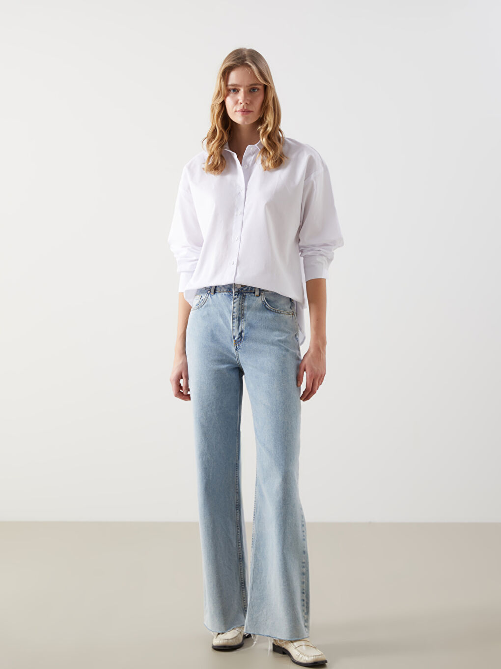 Poplin Women's Shirt -S5DU64Z8-Q6K