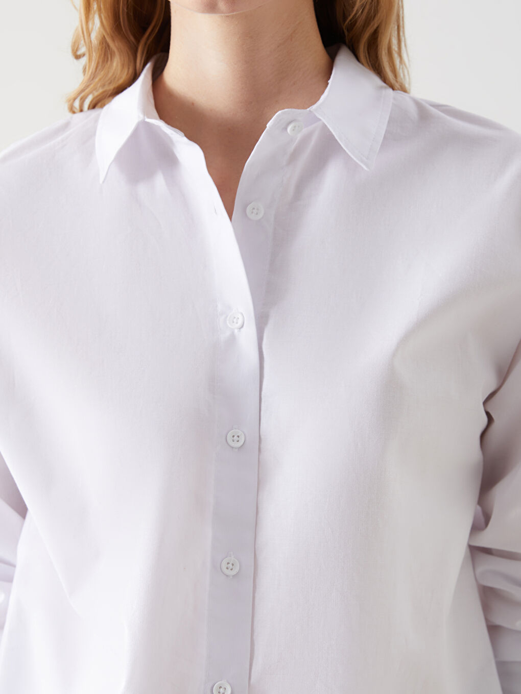 Poplin Women's Shirt -S5DU64Z8-Q6K