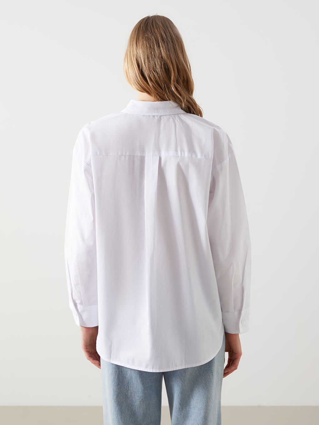 Poplin Women's Shirt -S5DU64Z8-Q6K