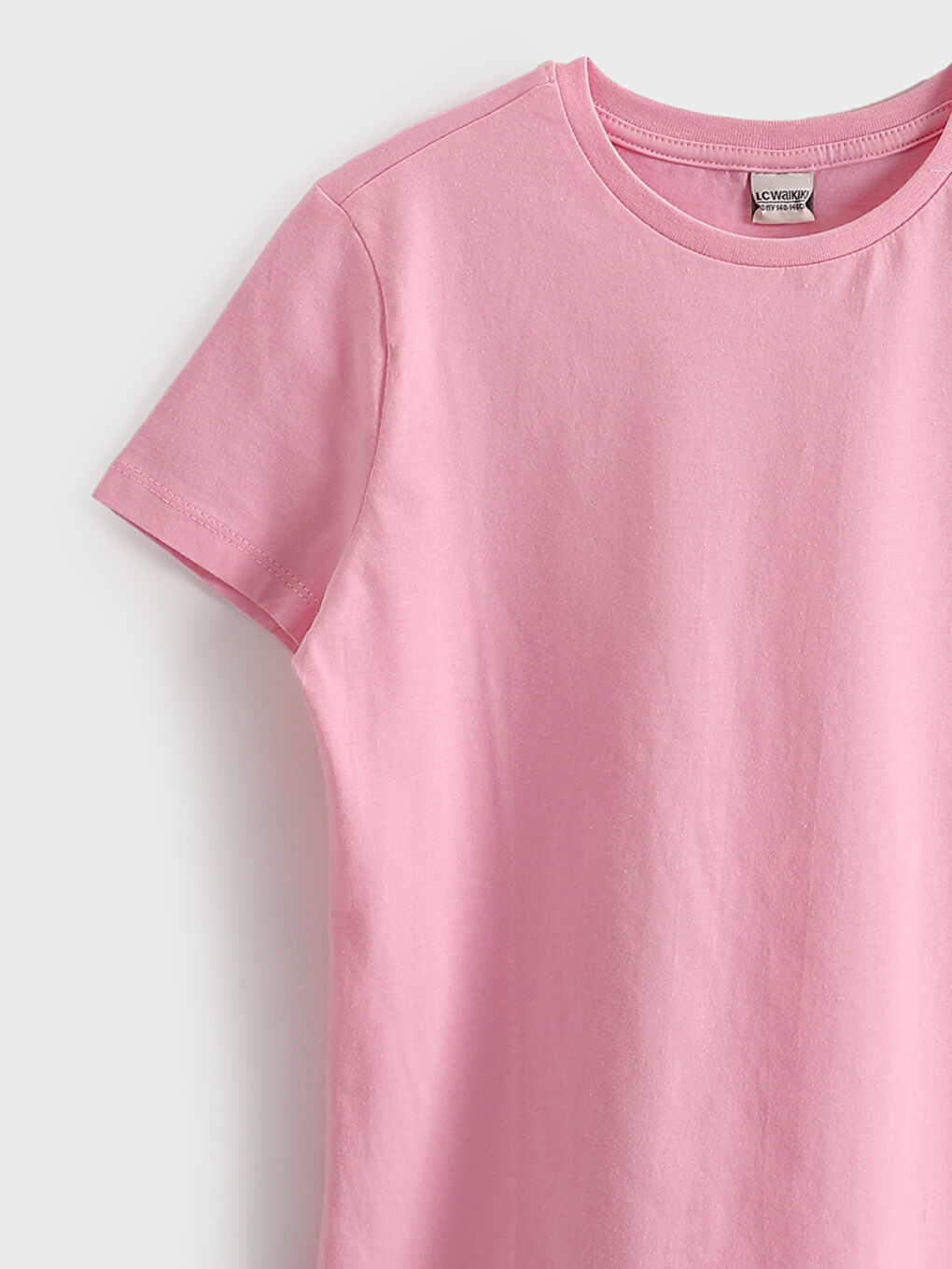 LCW Kids Crew Neck Plain Girls' T-Shirt -S5DU81Z4-FYX