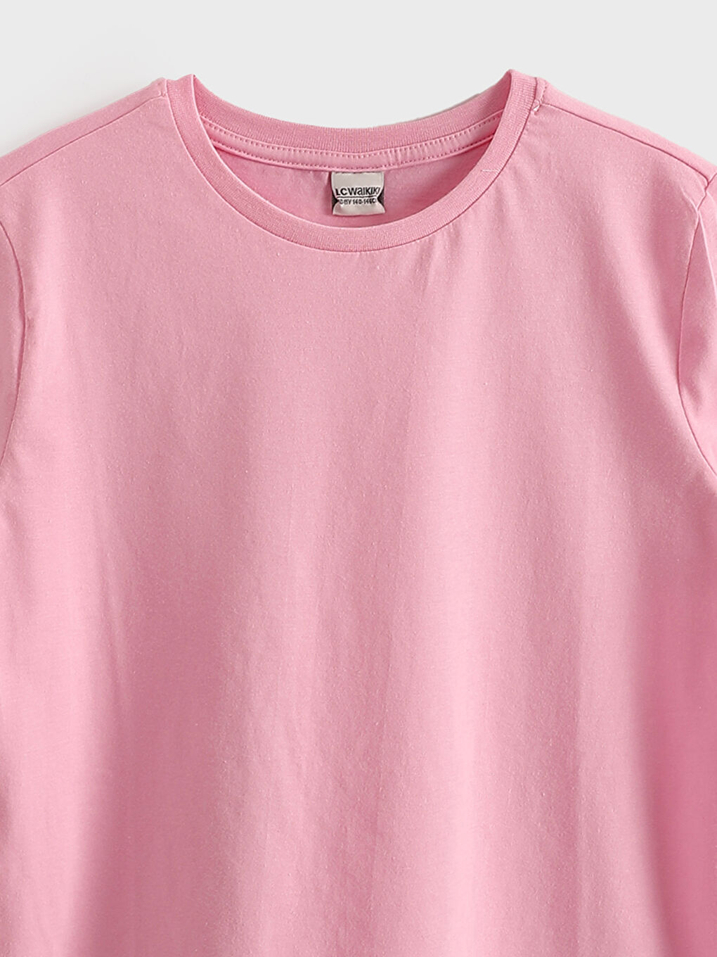 LCW Kids Crew Neck Plain Girls' T-Shirt -S5DU81Z4-FYX