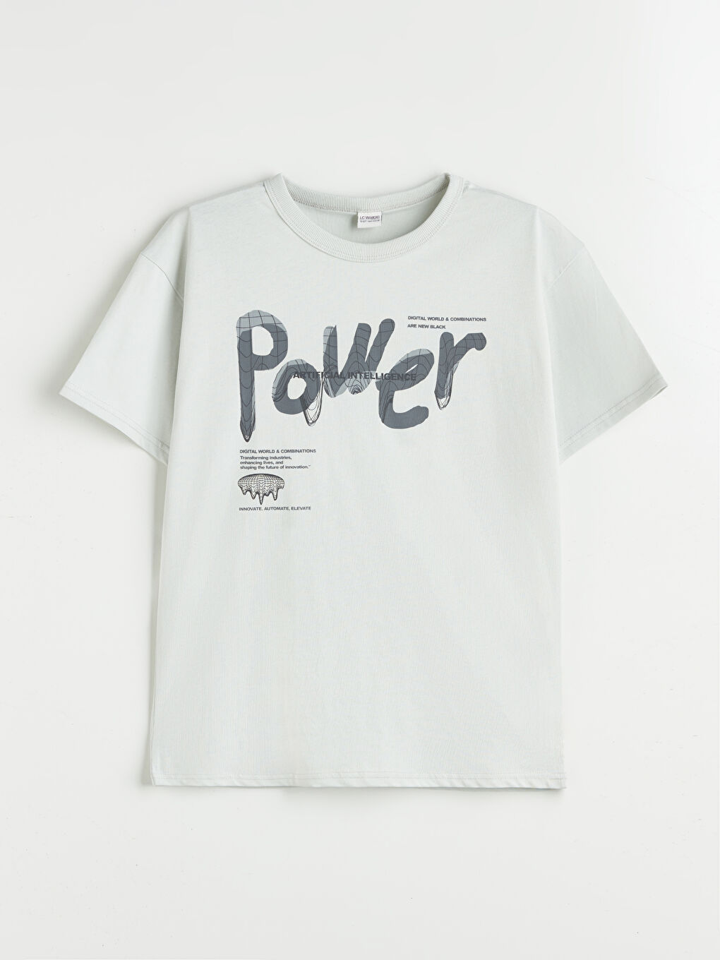 LCW Kids Crew Neck Boys' T-Shirt -S5DV32Z4-G5A
