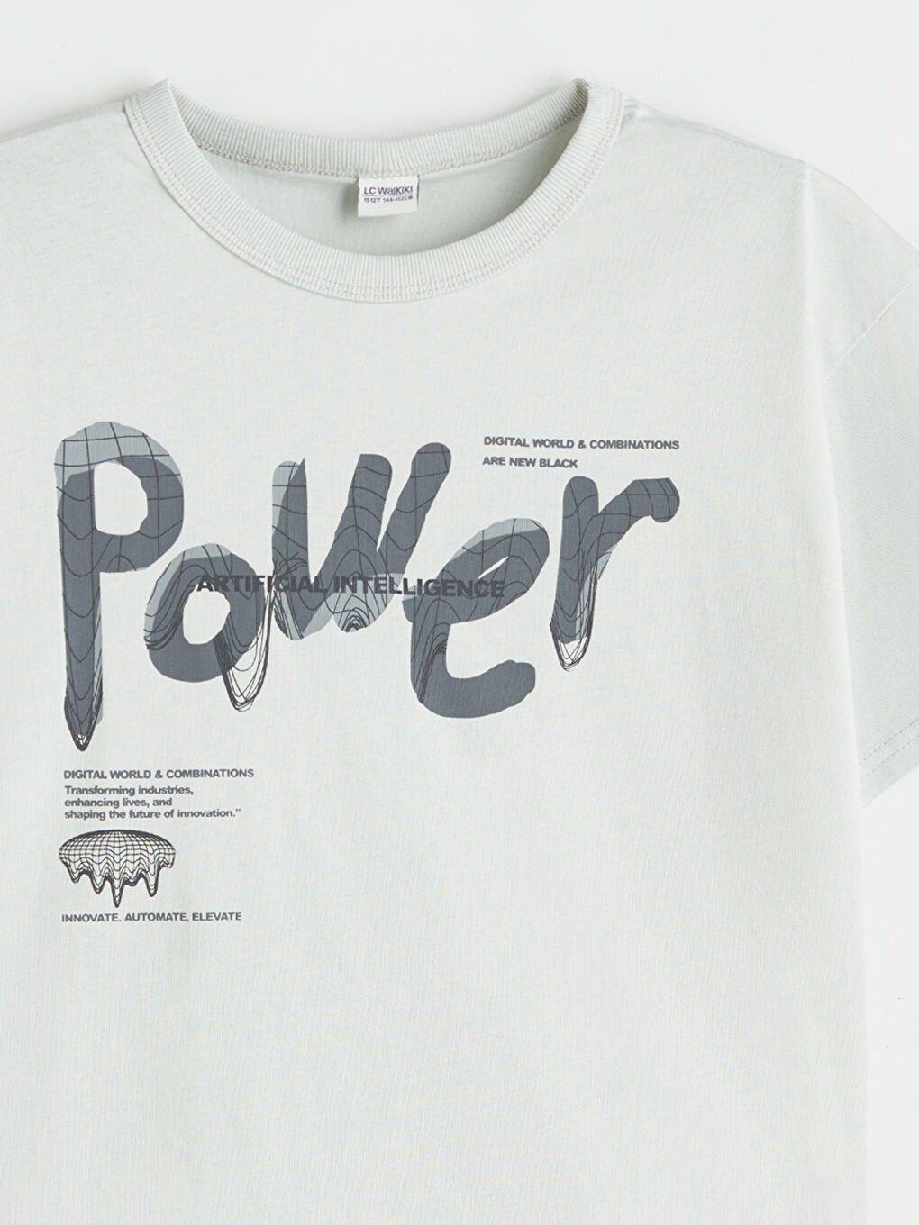 LCW Kids Crew Neck Boys' T-Shirt -S5DV32Z4-G5A