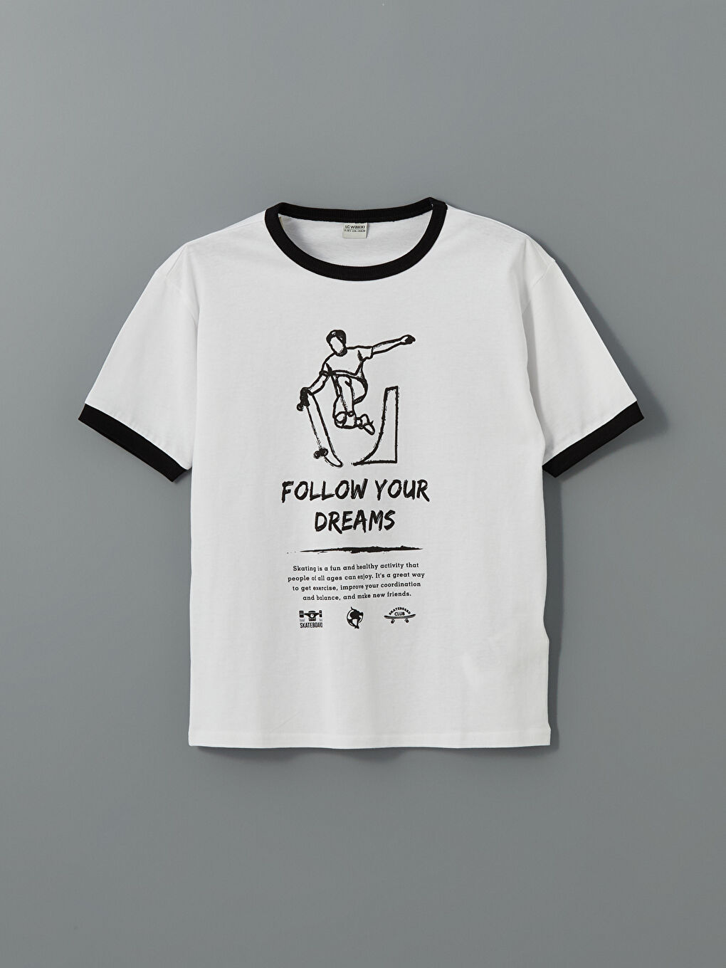 Crew Neck Boys' T-Shirt -S5DV43Z4-Q6K