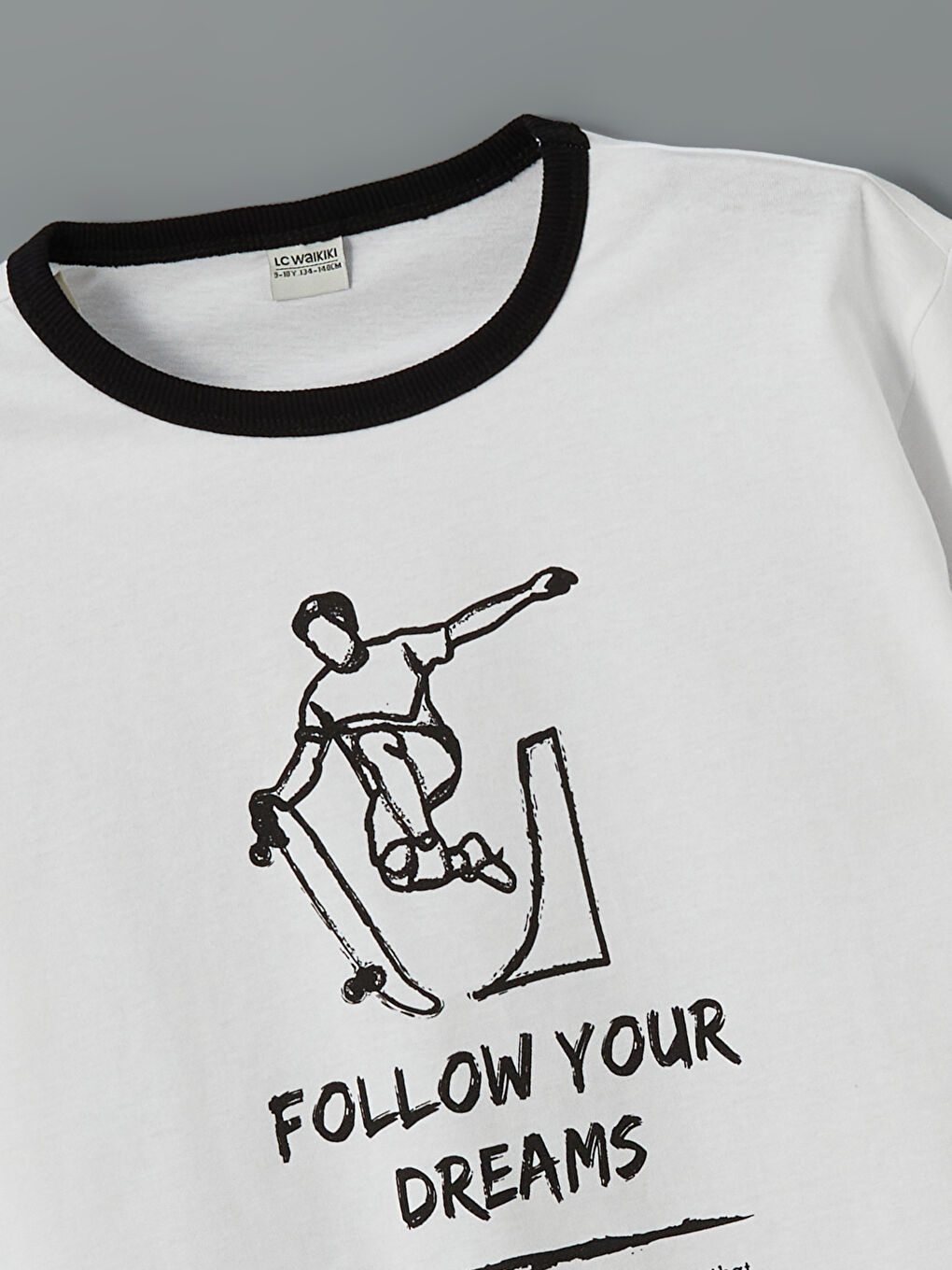 Crew Neck Boys' T-Shirt -S5DV43Z4-Q6K