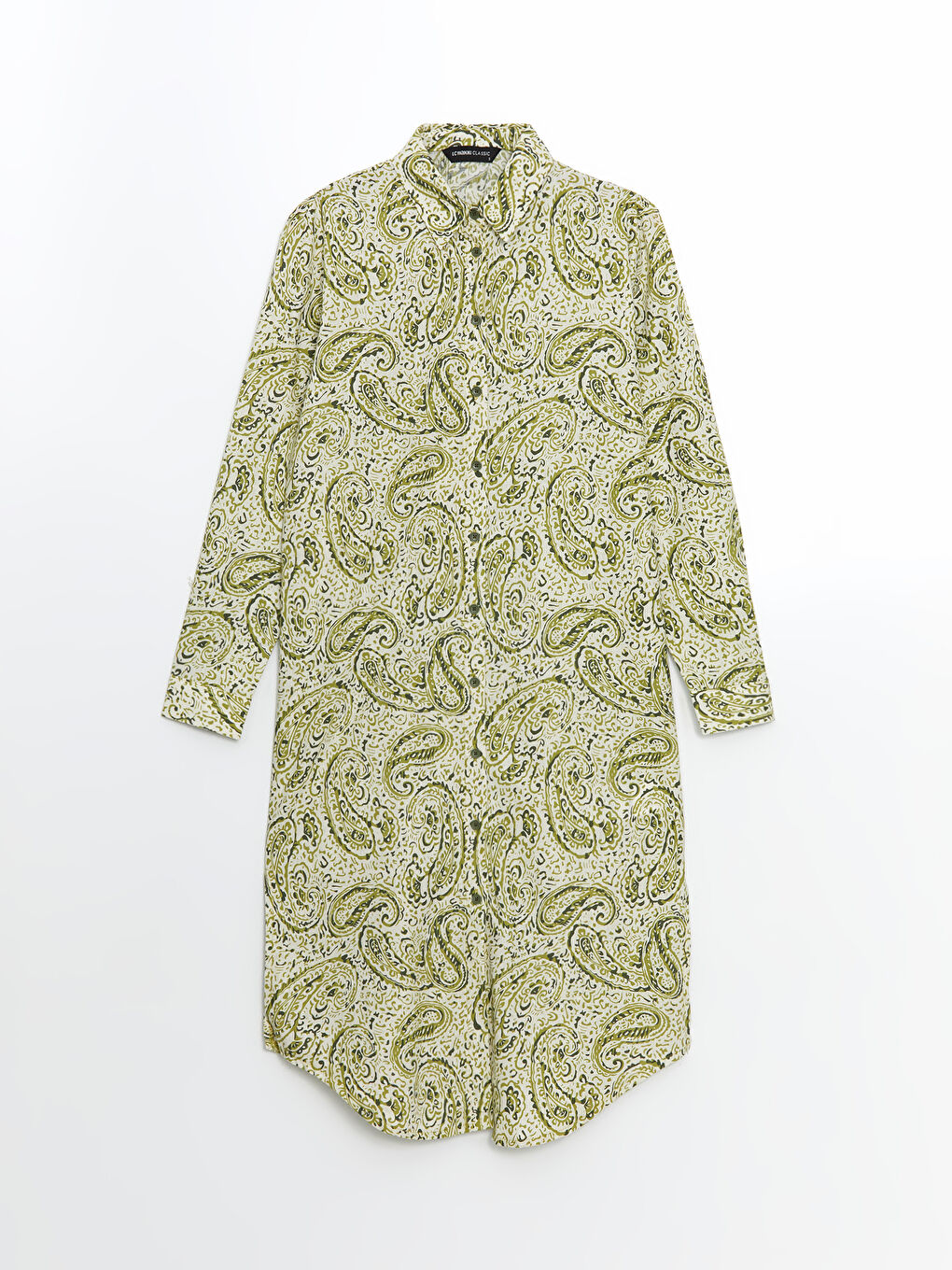 Patterned Women's Shirt Tunic -S5DV45Z8-LRR