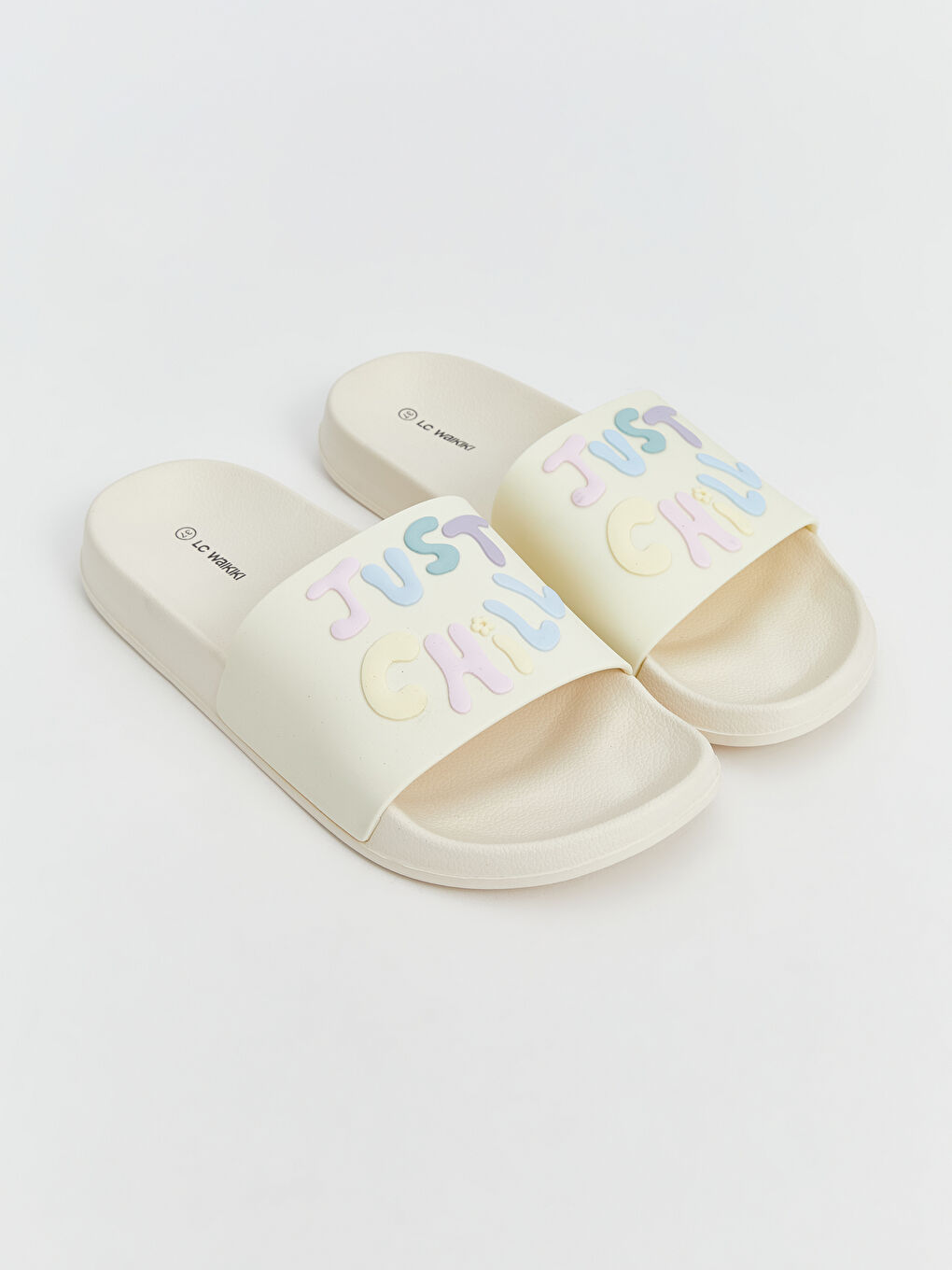 Single Band Printed Girls' Slippers -S5DV60Z4-YXD