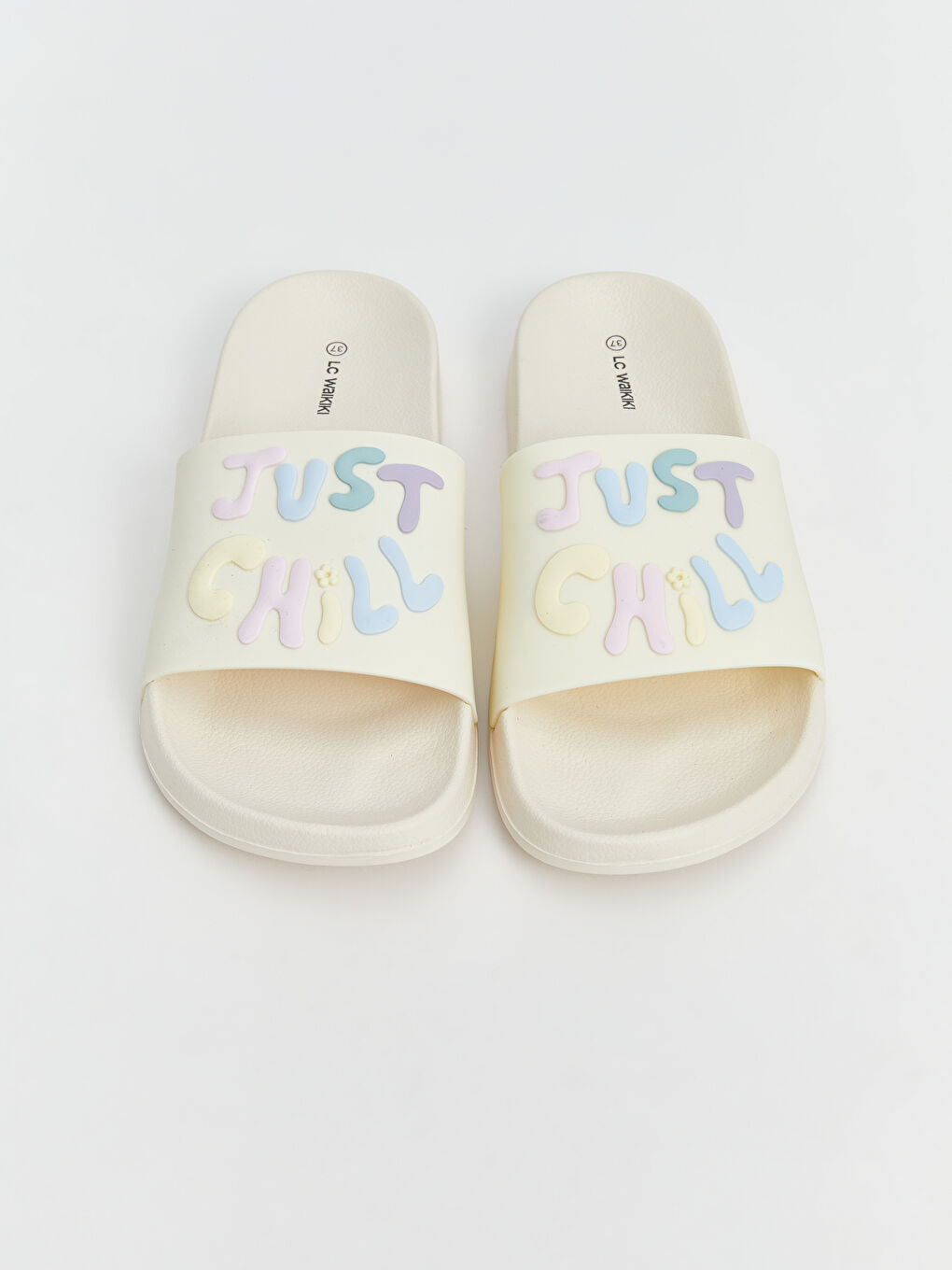 Single Band Printed Girls' Slippers -S5DV60Z4-YXD