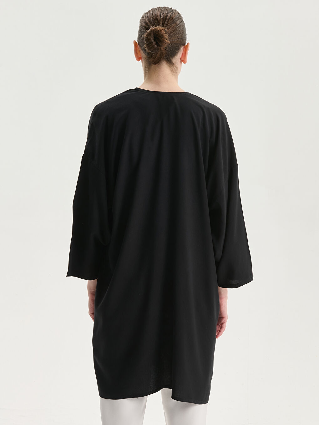 Shawl Collar Oversize Women's Kimono -S5DV62Z8-CVL
