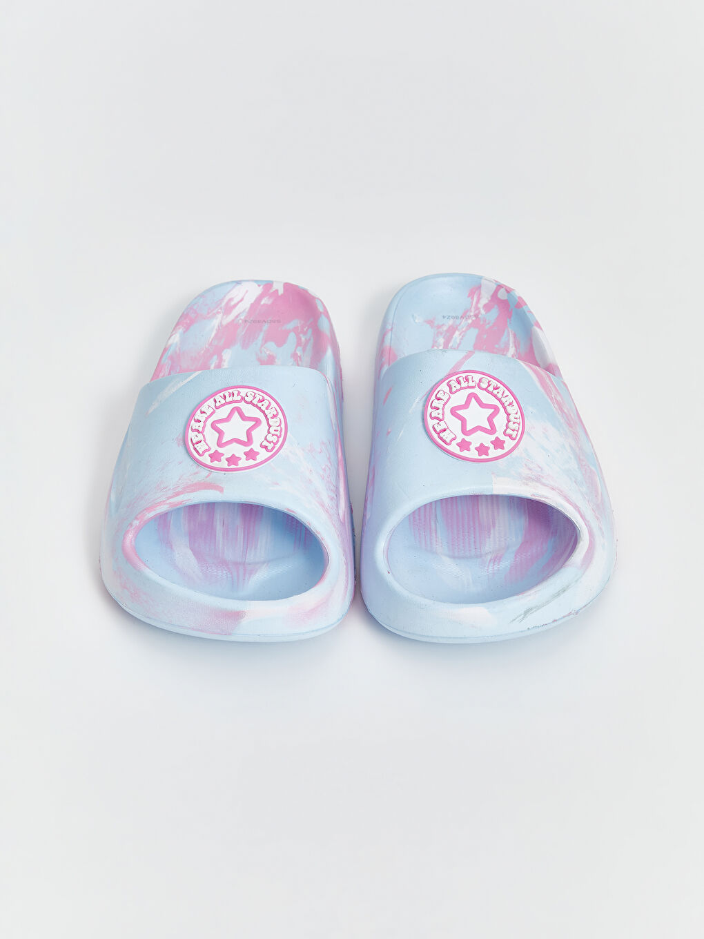 Star Printed Girls' Slippers -S5DV89Z4-M0T