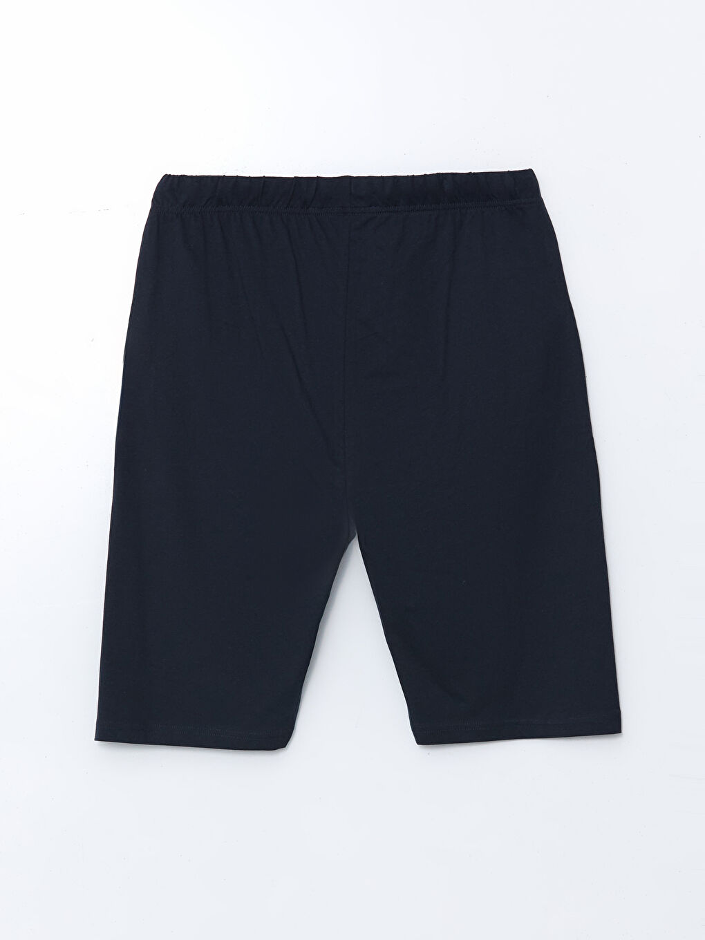 Lacivert Standart Kalıp Erkek Pijama Alt Şort-1