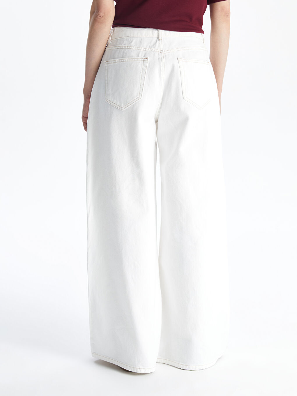 XSIDE Wideleg Kadın Jean Pantolon -S5DY10Z8-Q6K