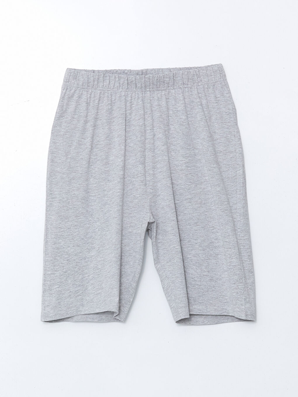 Gri Standart Kalıp Erkek Pijama Alt Şort
