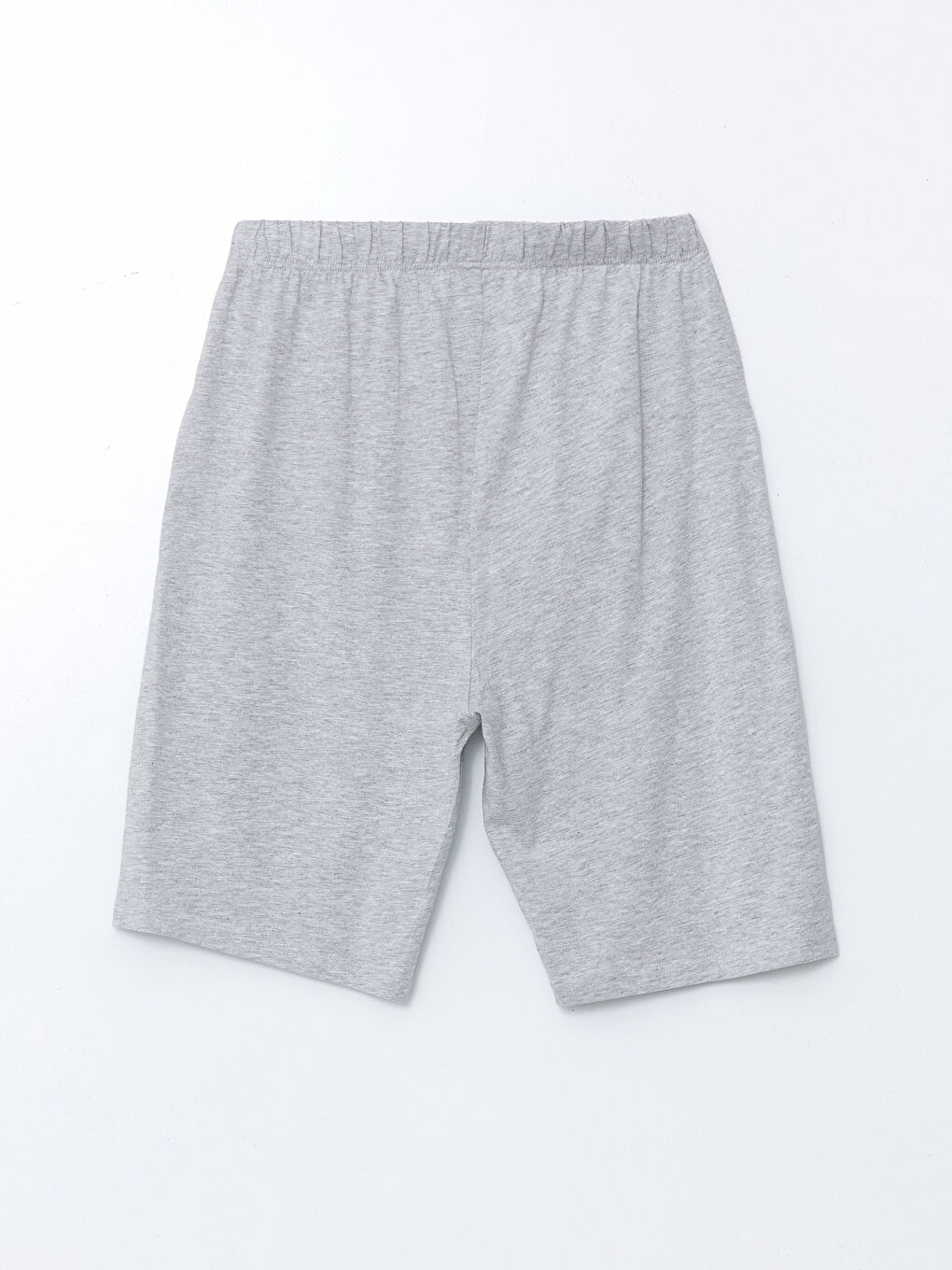Gri Standart Kalıp Erkek Pijama Alt Şort-1