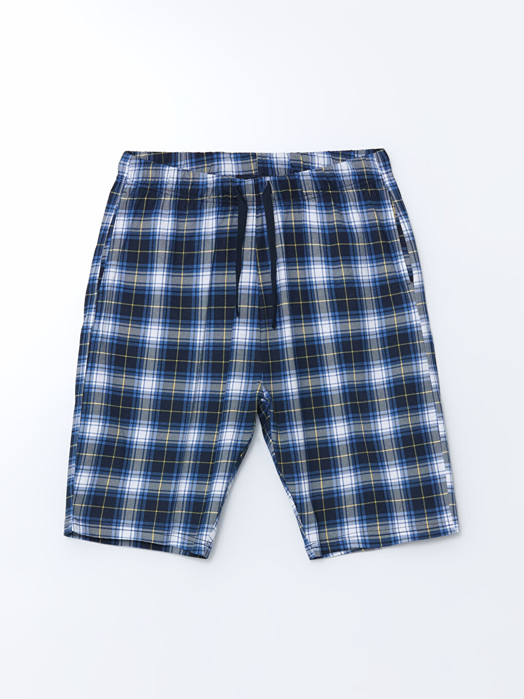 Lacivert Standart Kalıp Erkek Pijama Alt Şort