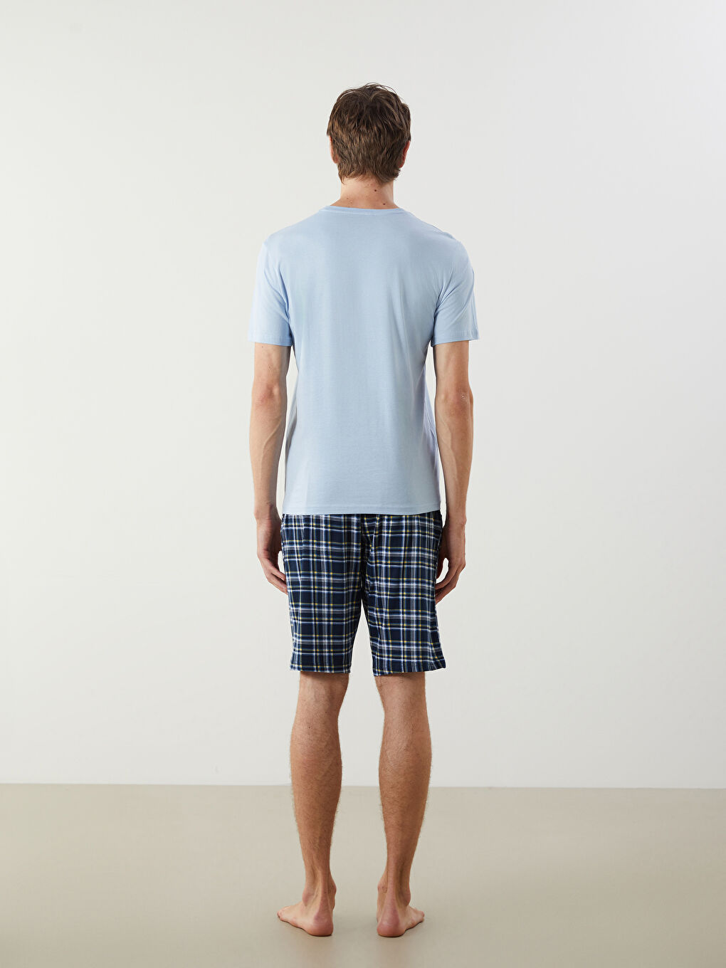 Regular Fit Men's Short Pyjama Set -S5DY29Z8-G9Q