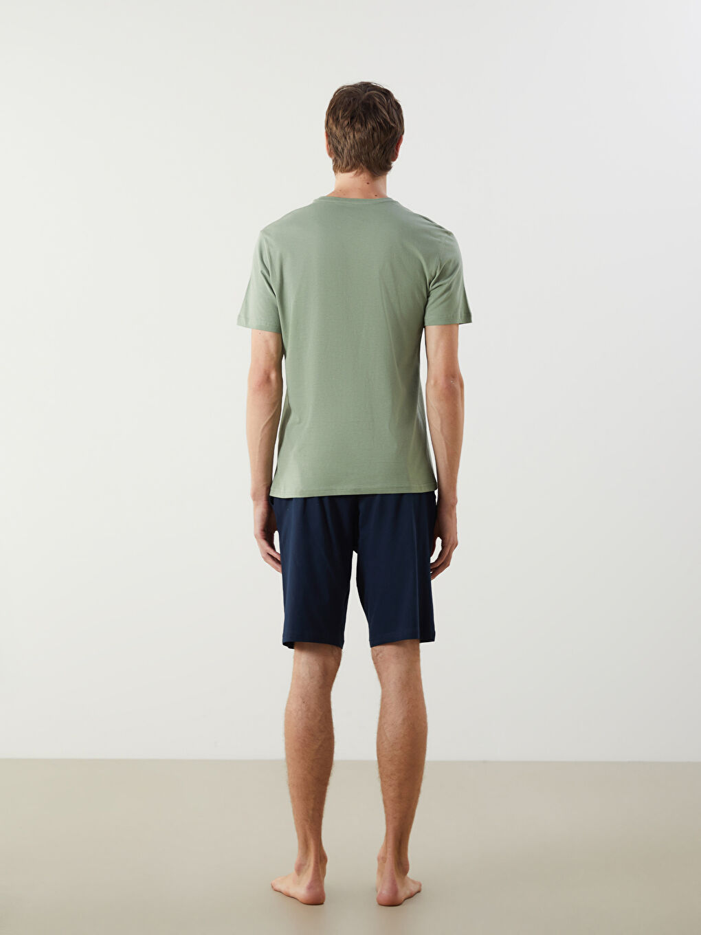 Regular Fit Men's Short Pyjama Set -S5DY31Z8-GX7