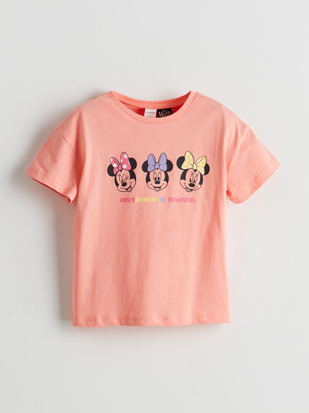 LCW Kids Minnie Mouse Printed Jersey Girls' T-Shirt -S5DY33Z1-FPC