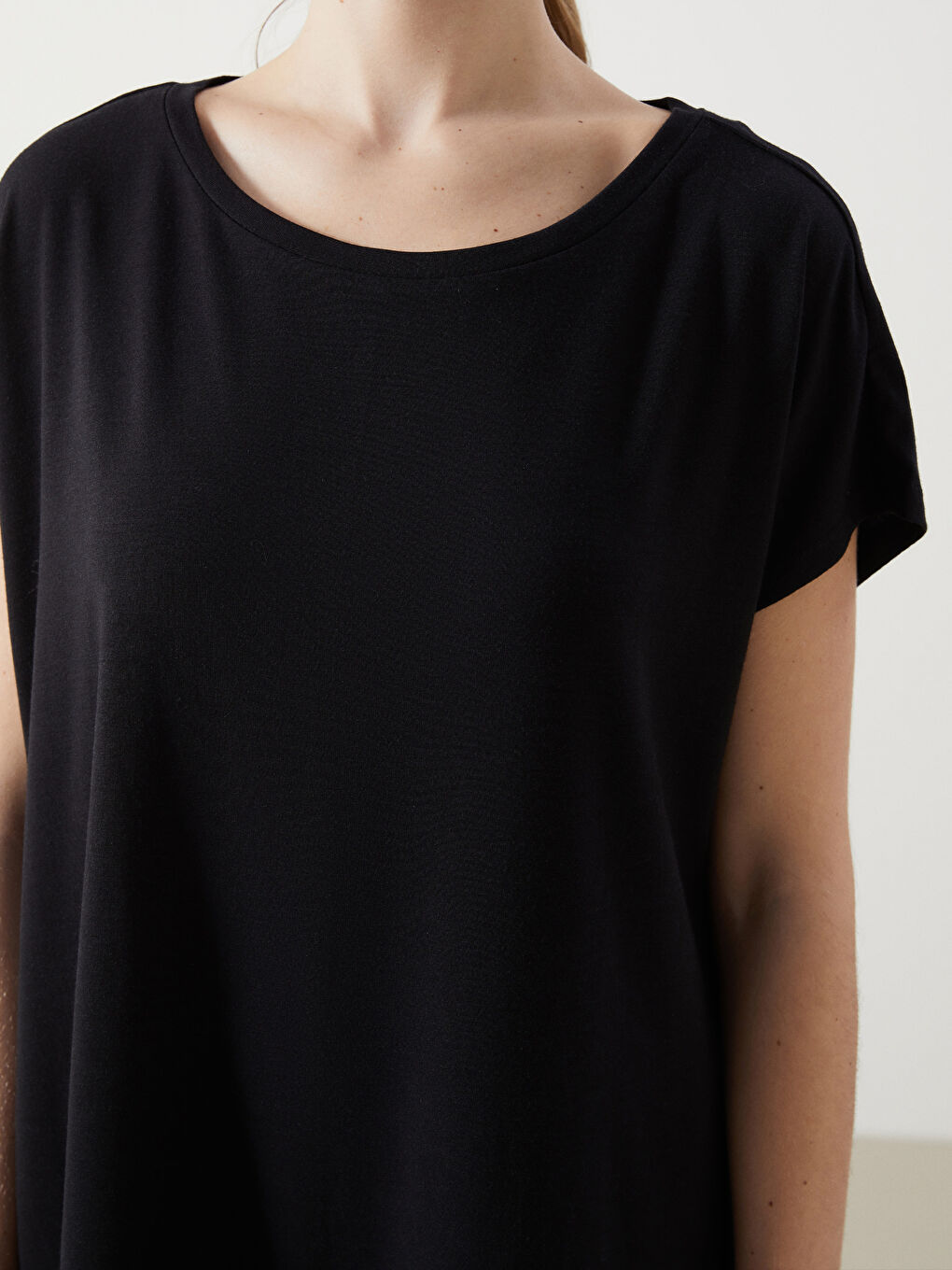 Crew Neck Oversize Women's Sports T-Shirt -S5DY35Z8-CVL